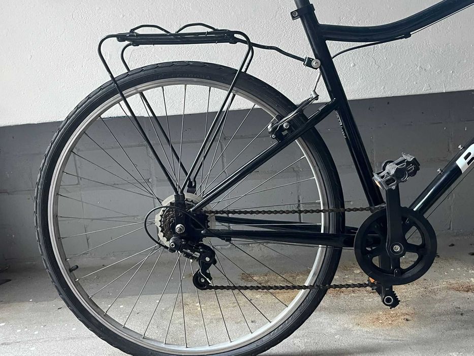 Bicicleta Híbrida B'Twin Riverside 100 (Com Suporte de Carga)