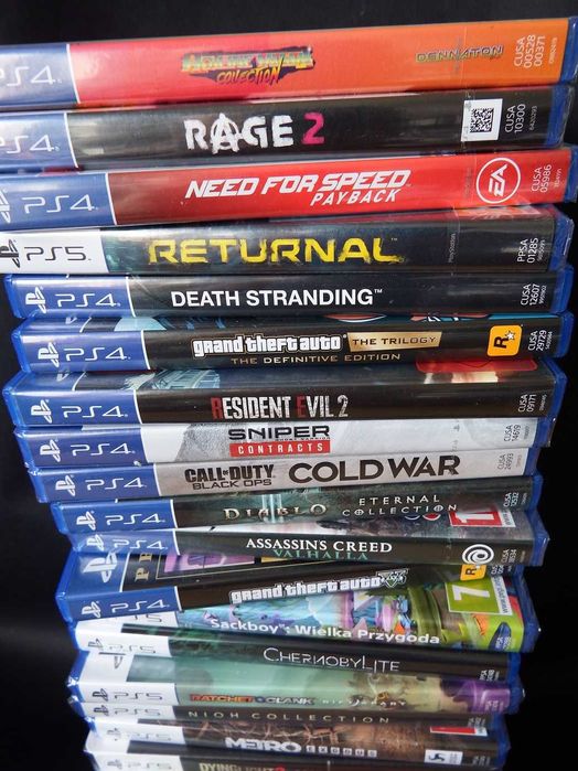 PS4 PS5 SACKBOY Ratchet Returnal VALHALLA Cold War Need For Speed GTA5