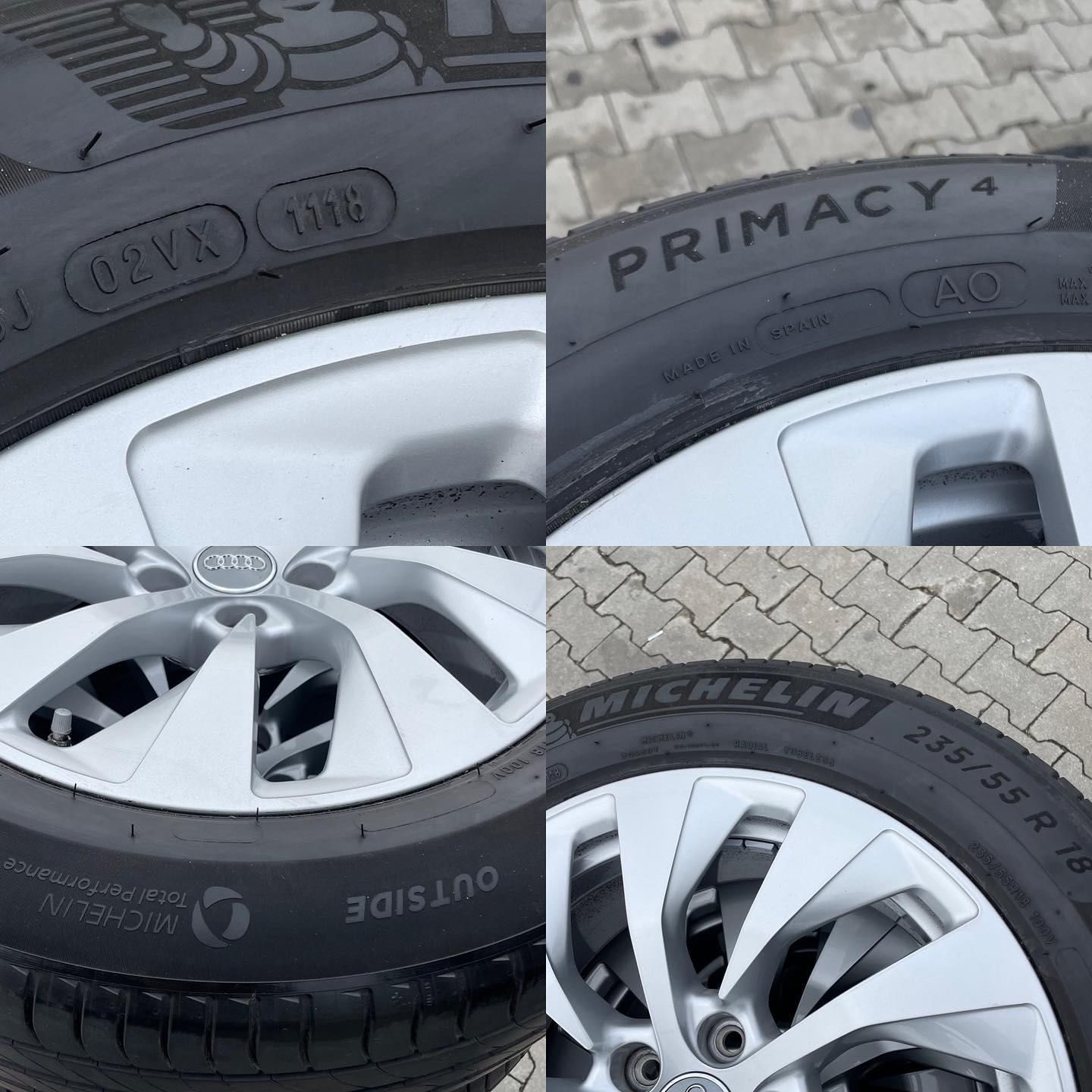 mercenary Jurassic Park Kangaroo Michelin Primacy 4 (235/55 R18 100V) літні шини (2018/6.5mm): 3 750 грн. -  Автошини Красилів на Olx
