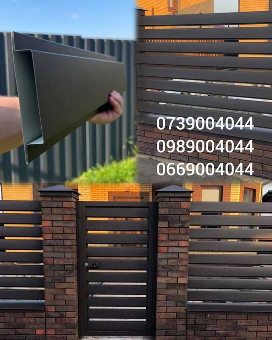 Забор Ранчо Металевий Паркан Жалюзі