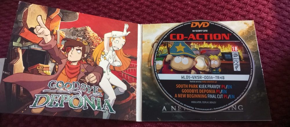 CD-ACTION 12/2017 #275 KOLEKCJONERKA South Park Kijek Prawdy PL + INNE