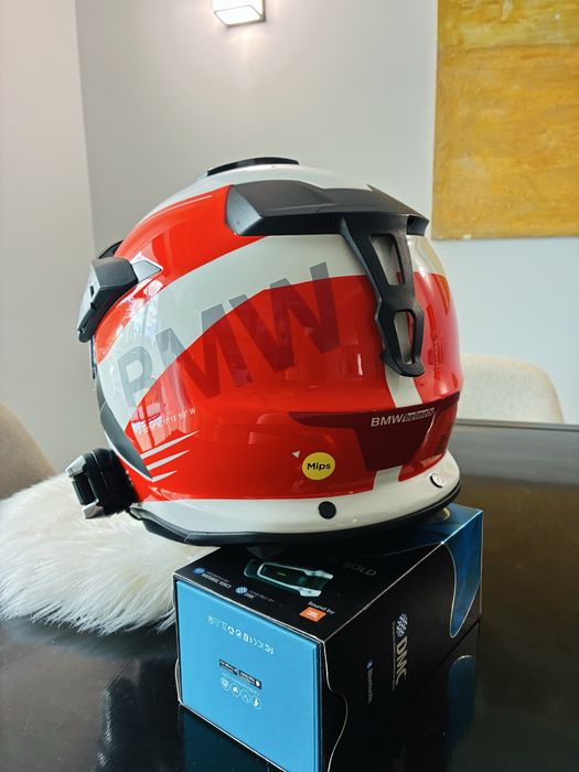 Capacete BMW GS Carbon Evo MIPS + Cardo Packtalk Bold JBL