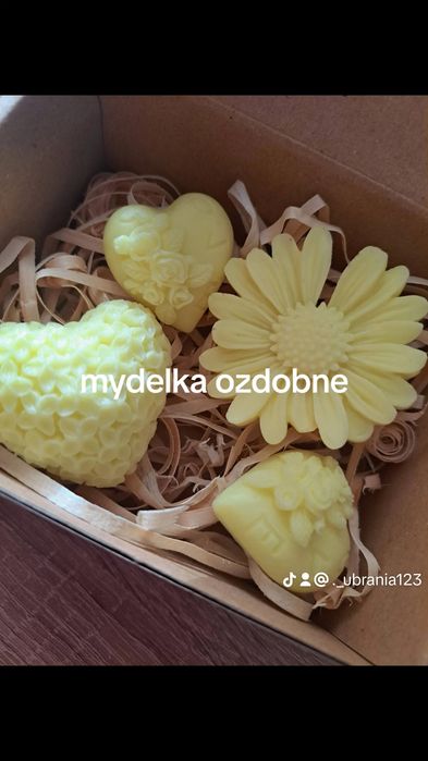 Zestaw mydelek ozdobnych