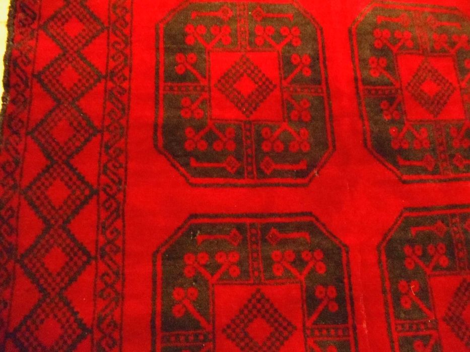 Tapete Afegão Baluchi  (n/usado). Dim 192x110 cm.Ver algumas dafeitos