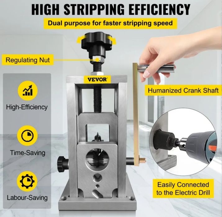 Máquina descarnar fio