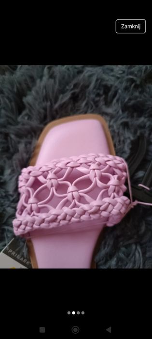 Klapki ażurowe Primark 41