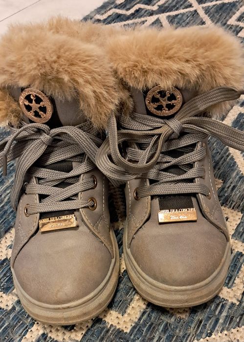 Botki trzewiki kozaki ocieplane futerko 31