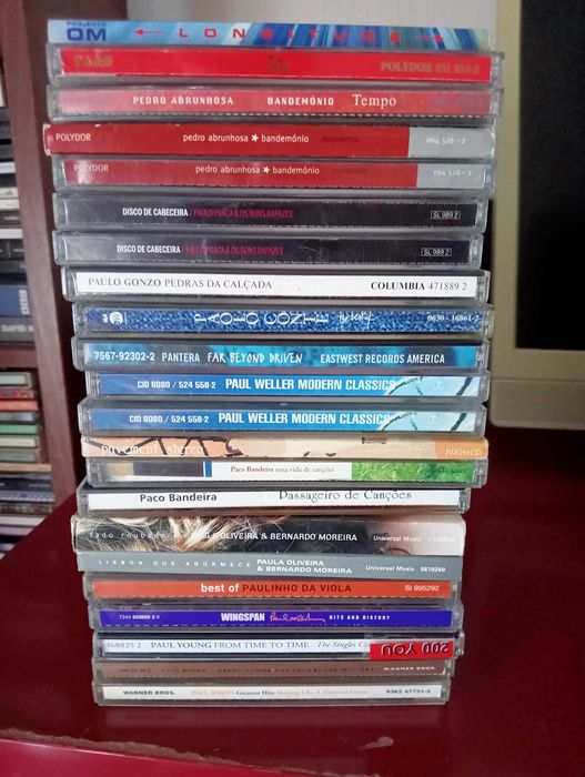CDs portugueses e estrangeiros (R-S): R. Leão, S.Gainsbourg,Simone,etc