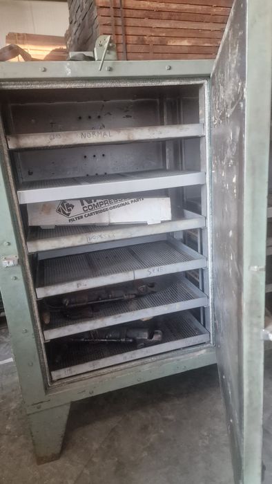 Mufla estufa para eletrodos maquinas metalomecanica