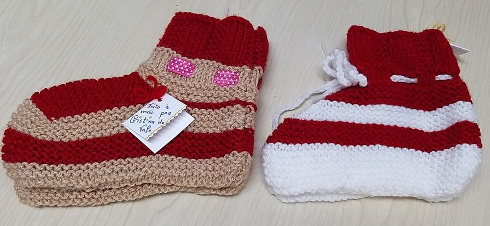 Botas de Lã Para Dormir.