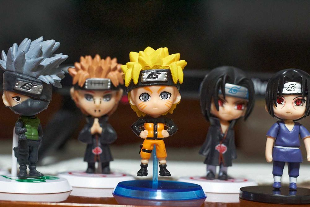 Figuras Naruto Shippuden e Akatsuki