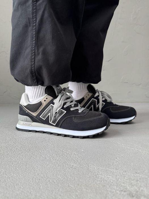 ХІТ СЕЗОНУ! New Balance 574 Legacy Black/Grey 36 37 38 39 40 41 нб ню беланс легасі чорні сірі