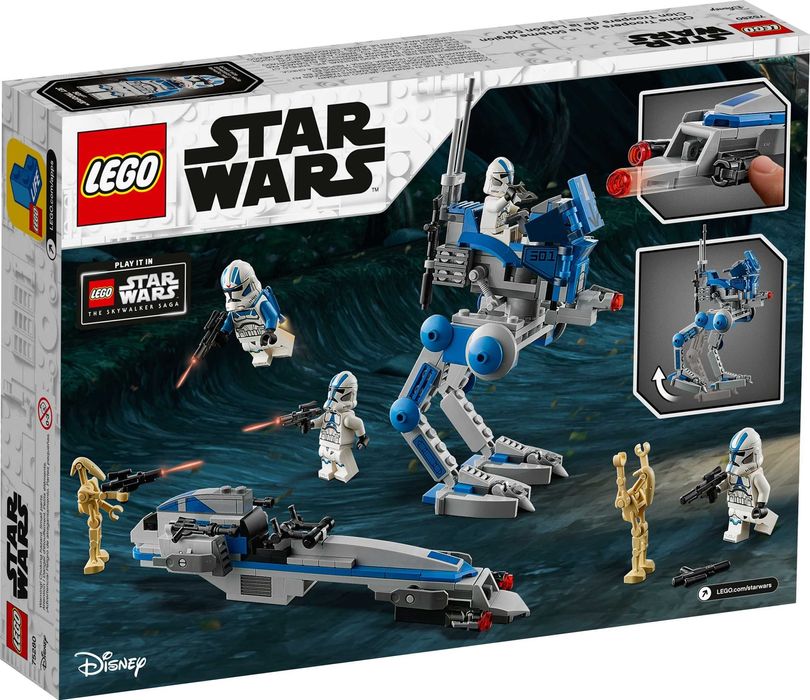 LEGO Star Wars 75280 SW 501st Legion Clone Troopers NOWY