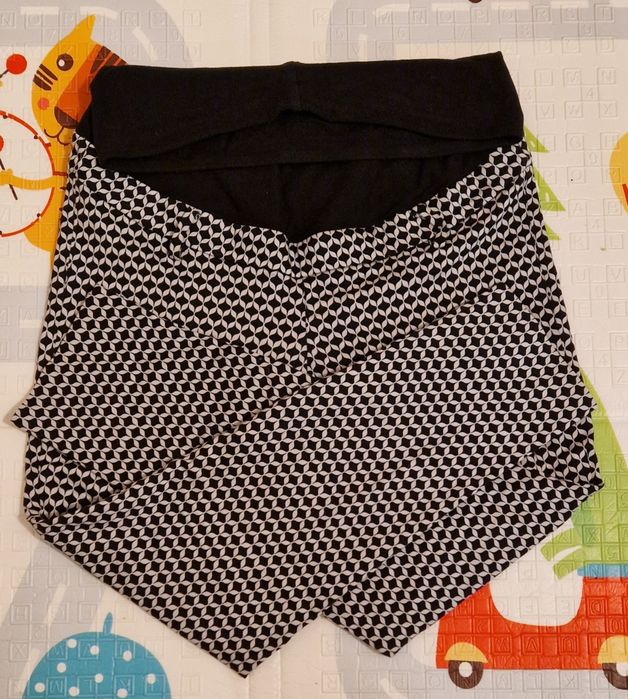 Spodnie ciążowe H&M 40 czarno-białe