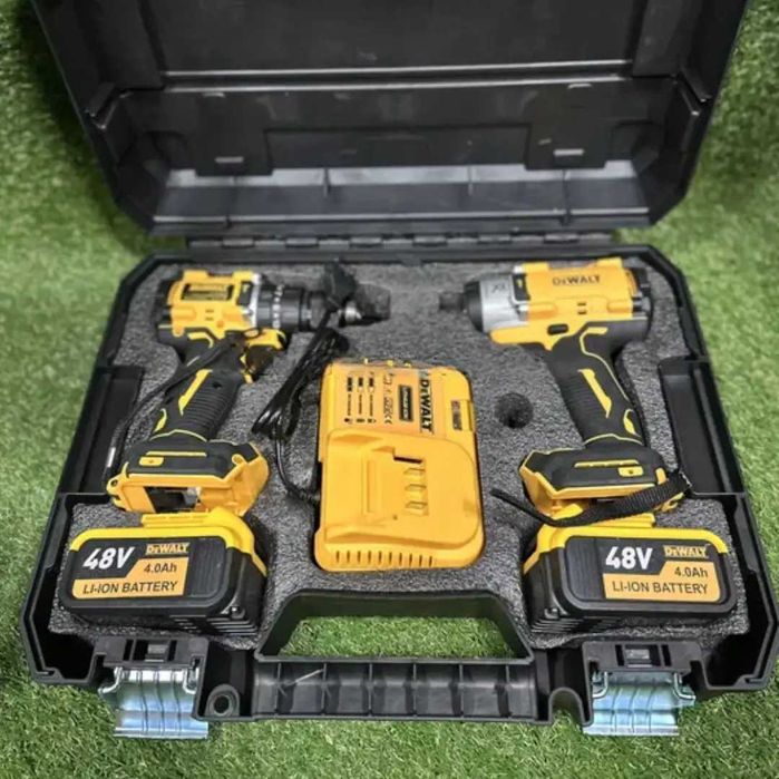 Набор аккумуляторных инструментов 2в1 DeWalt (Шуруповерт  + Гайковерт)