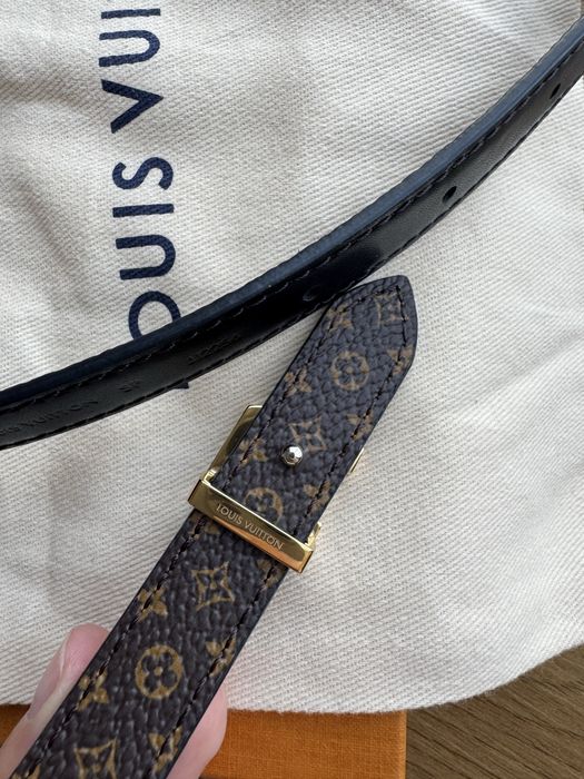 Пояс Louis Vuitton Mini LV 15mm ОРИГІНАЛ
