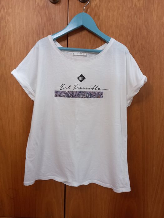 T-shirt Mango com Apontamento