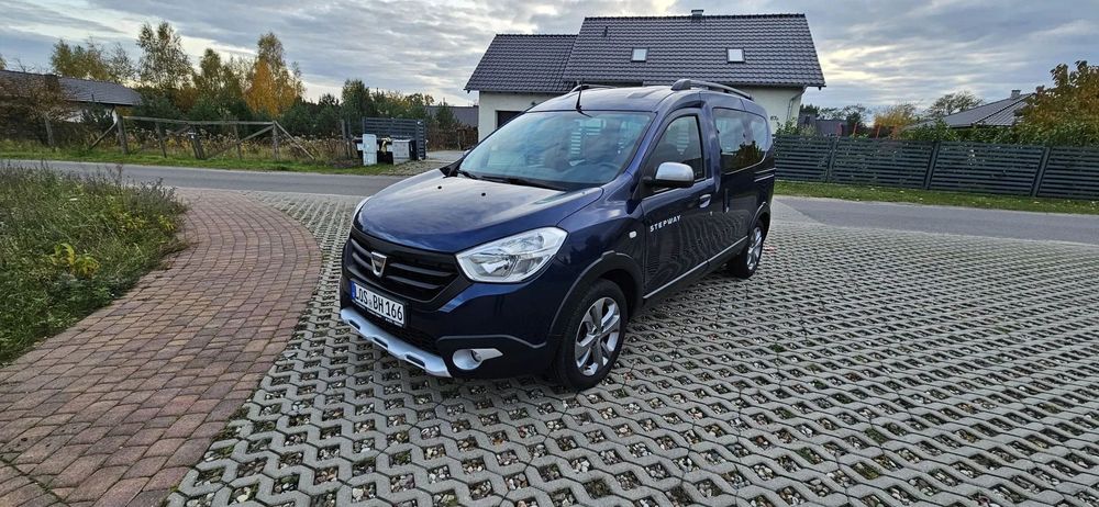 Dacia Dokker Grzane fotele navi tempomat czujnik parkowania kamera cofania usb hak