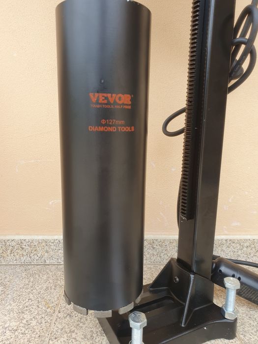 Máquina Carotes Vevor 3500W + Broca Diamantada Ø127mm e Kit Completo