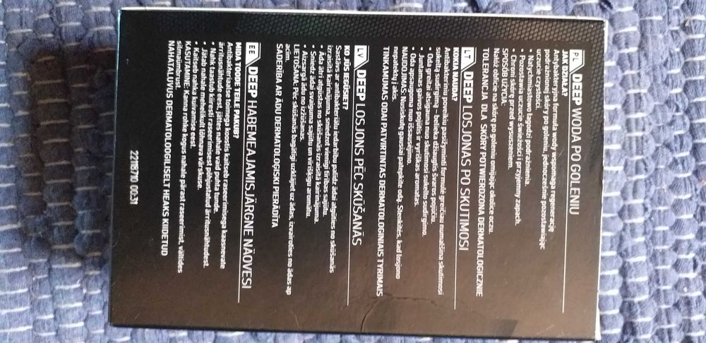 Loção aftershave Nivea Deep - novo - portes incluidos