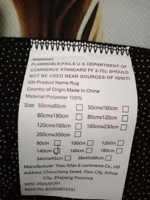 Tapete redondo colorido