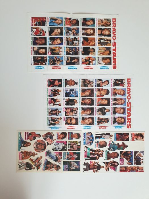 Znaczki I naklejki z Bravo