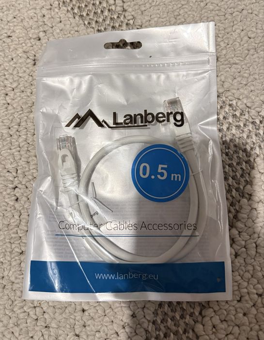 Kabel Sieciowy LAN Ethernet RJ45 (Patchcord) – Nowy