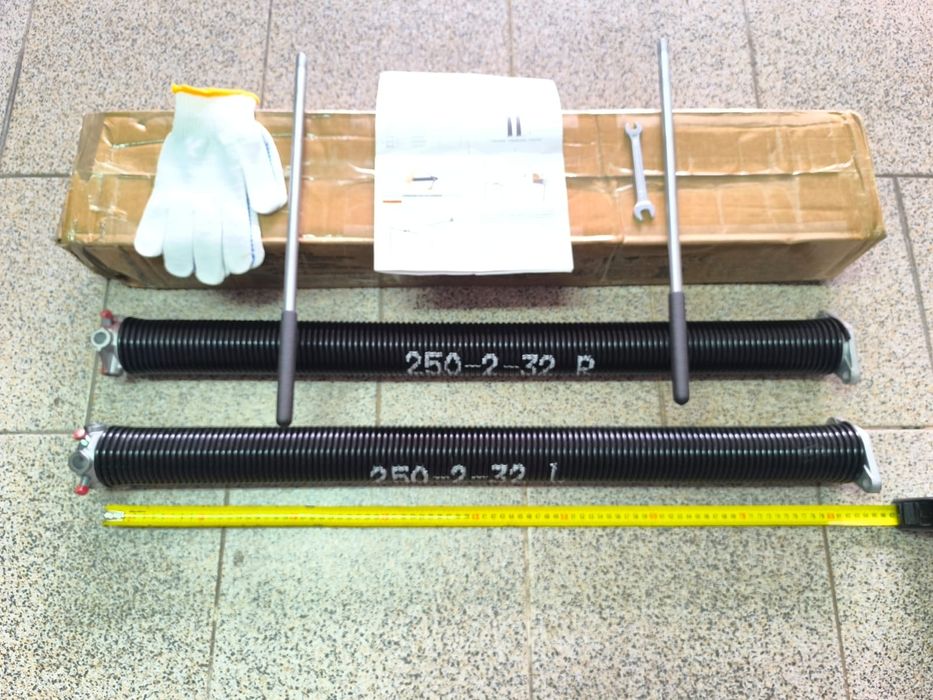 Molas para portão seccionado