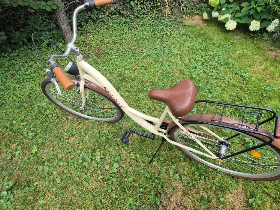 Rower miejski Exclusive – retro cruiser, elegancki, zadbany