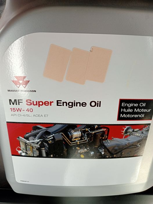 Olej MF Super Engine 15W-40 oryginał Massey Ferguson