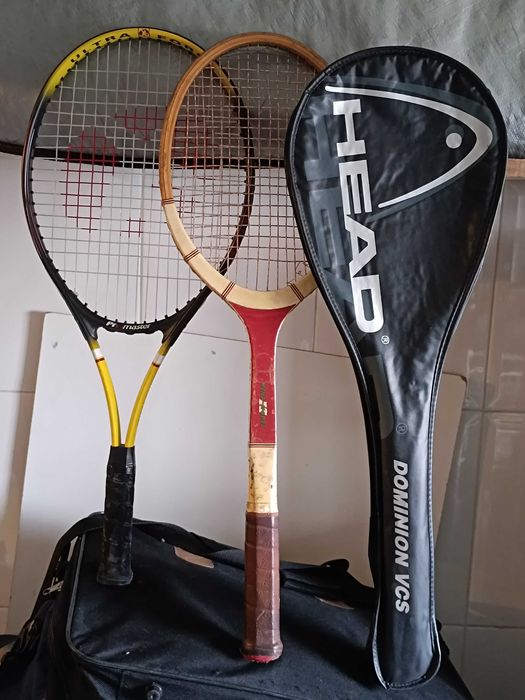 3 Raquetes Ténis e Squash