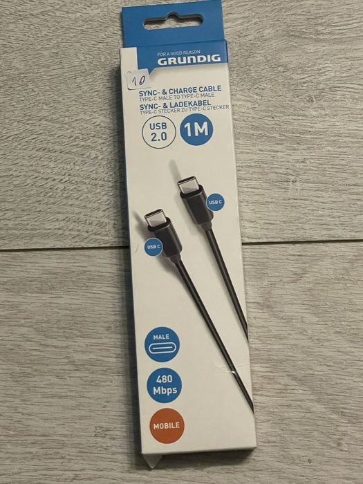 Przewod do ladowania telefonu USB C na USB C