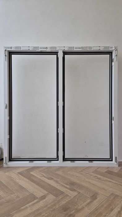 Okno DRUTEX 133 cm x 140 cm. 3-szybowe