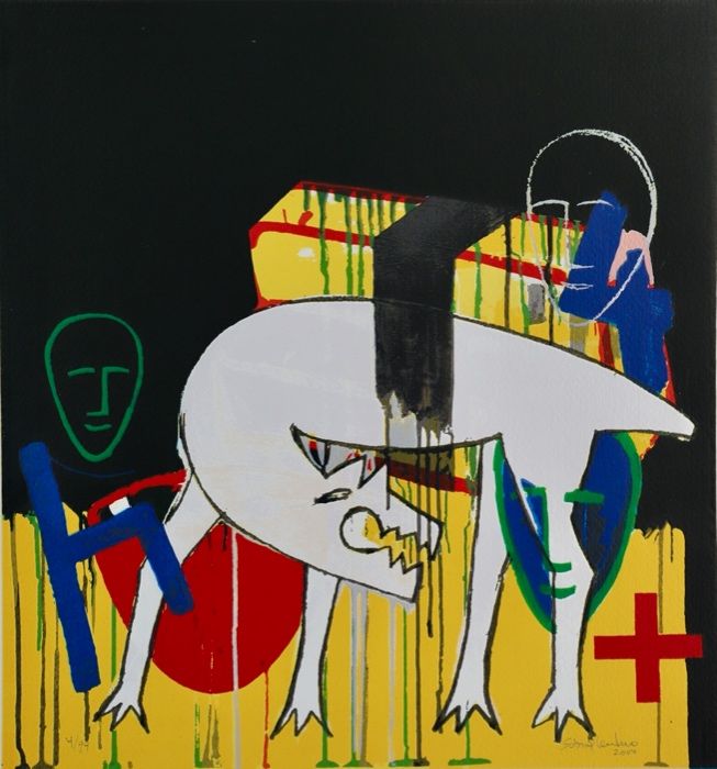 Serigrafia de Sobral Centeno - Territórios