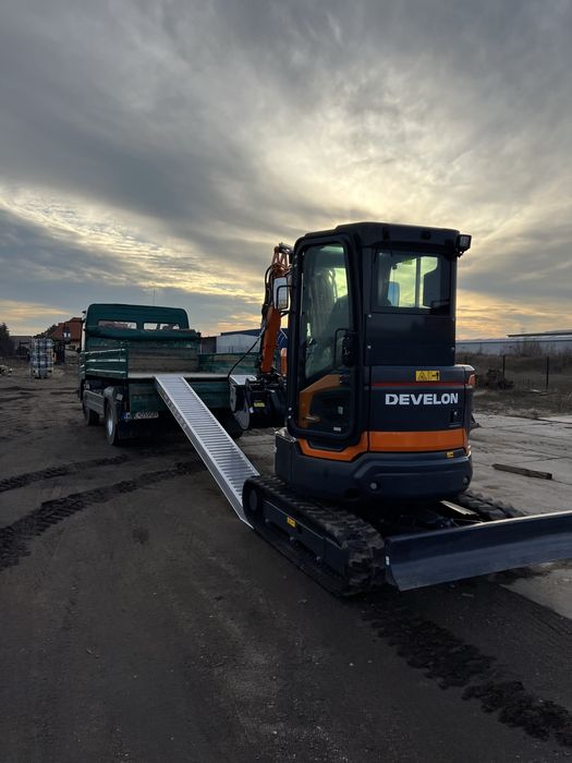 Minikoparka prace ziemne usługi transport kompleskowo utylizacja