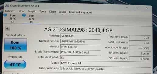 SSD nvme 2TB 2280