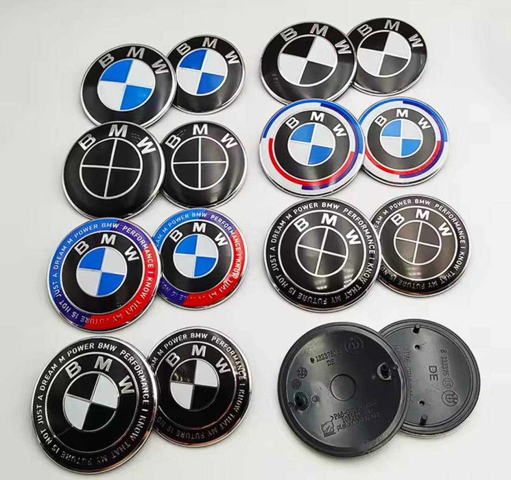 Емблеми \ значки на капот та багажник 74мм та 82мм на всі моделі BMW E,F,G серія