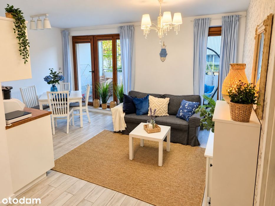 Apartament 500 m od plaży | Duży balkon wśród zieleni | Wyposażony