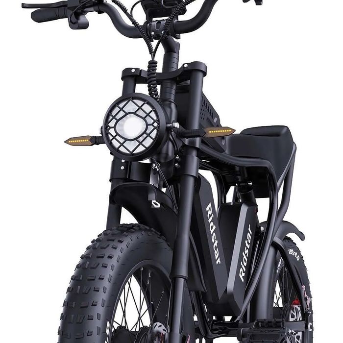 Bicicleta elétrica Ridstar YVY C20 Max, motor de 2000W, bateria de 52V