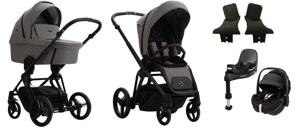 4W1 Bebetto - Monti + Pebble 360Pro2+baza Slidetech