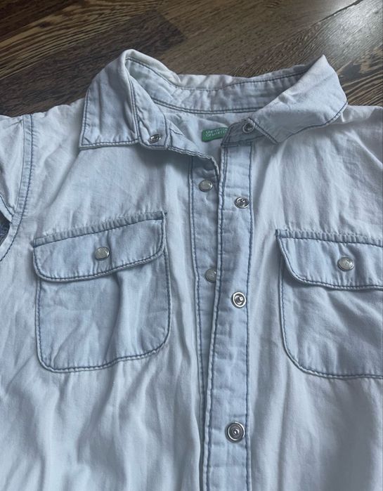 Benetton bluzka dżinsowa roz. 160 cm