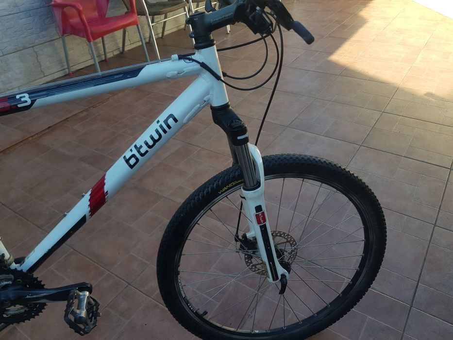 Bicicleta roda 26 rockrider travão de disco revisão feita