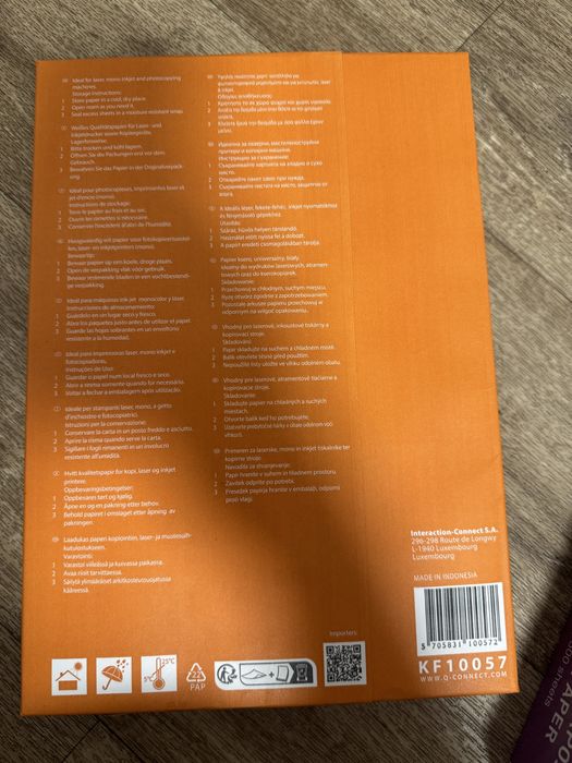 Продам бумагу офісну листи A4 April Q-Connect PP LITE 20 упаковок