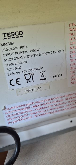 Mikrofala MMB09 w dobrym stanie