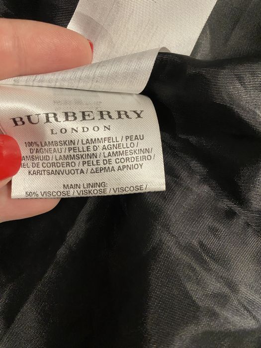 Куртка Burberry кожа