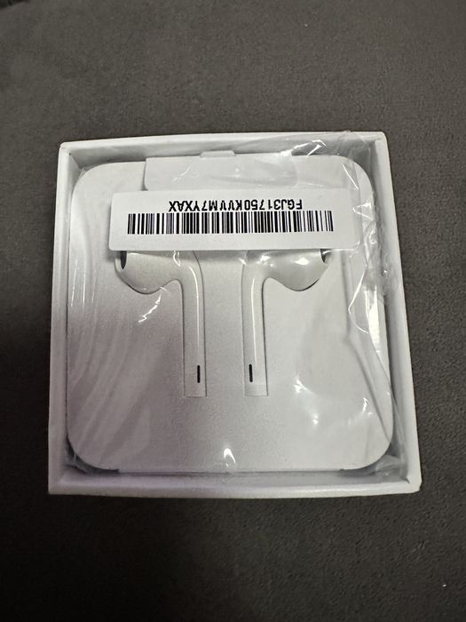 Słuchawki przewodowe Apple EarPods Lightning Douszne Mikrofon