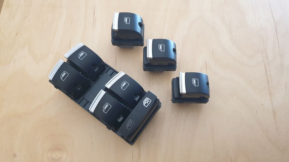 Kit Botões / Interruptores Vidros Audi A4 - NOVO