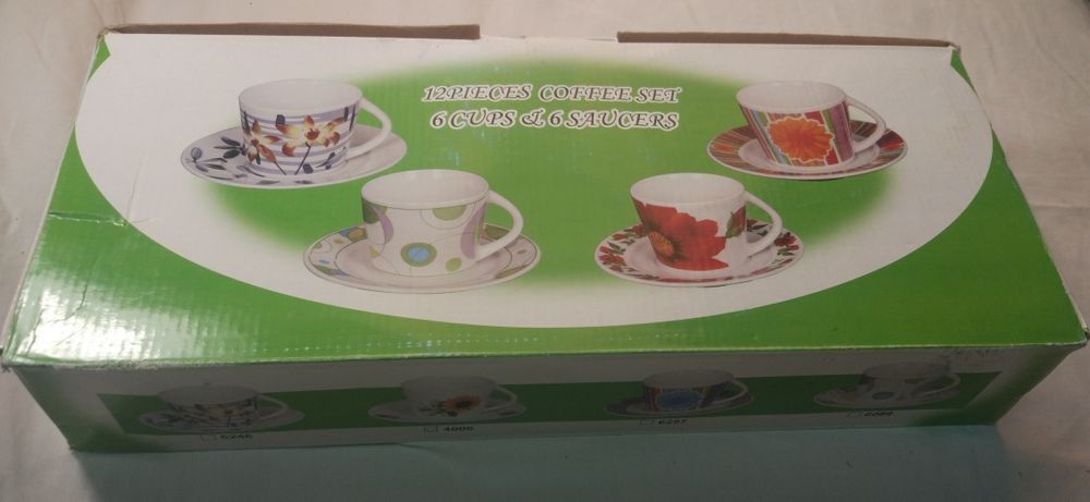 Чашки, блюдца, набор.