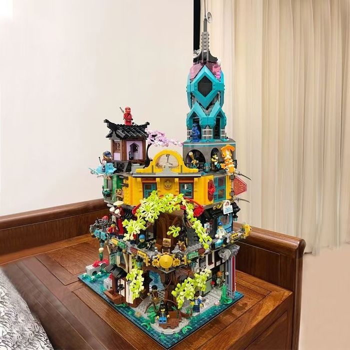 Blocos de construção NINJAGO City Gardens 71741