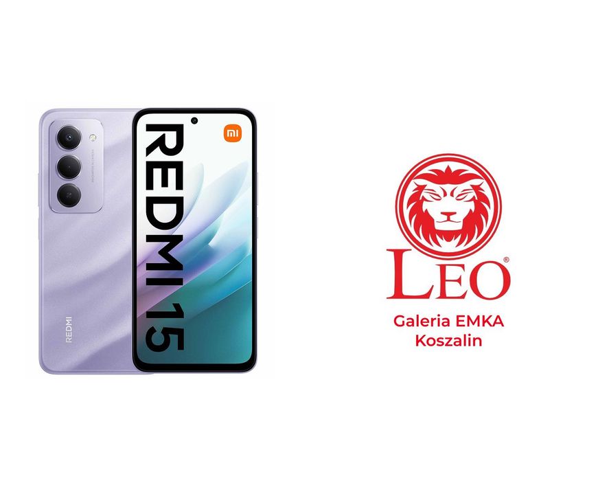 Telefon Redmi 15 8/256GB NOWY / FV23% / POLSKA / Czarny